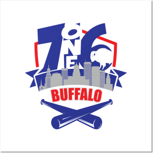 716 Buffalo Baseball color Posters and Art